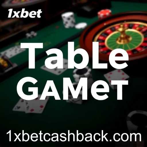 Exploring the Thrilling World of 'Table Games' on 1xbet